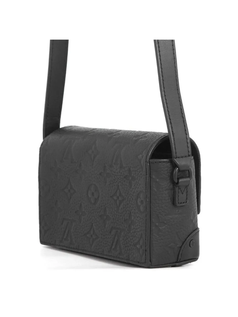 Louis Vuitton Wallet Monogram Taurillon Steamer Wearable Shoulder Bag Black